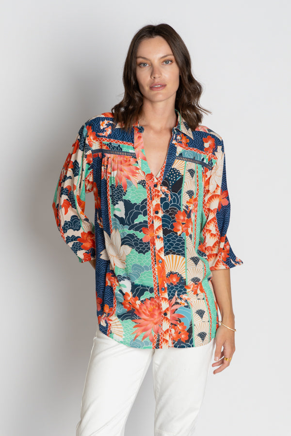 Lula Soul - Wazuka Shirt - Navy