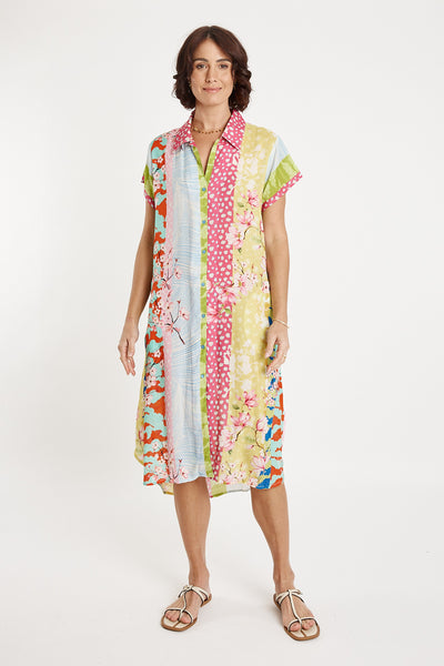 Lula Soul - Montage Shirtmaker Dress - Multi