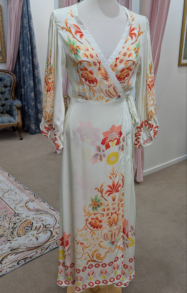 Rubyyaya - Gazte Wrap Dress - Cream