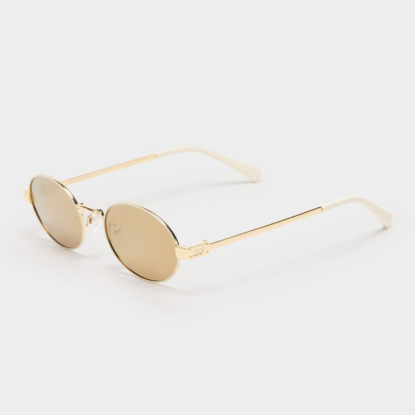 Le Specs Sunglasses - Poseidon Deux Ltd Edt- Gold Ivory 2465413