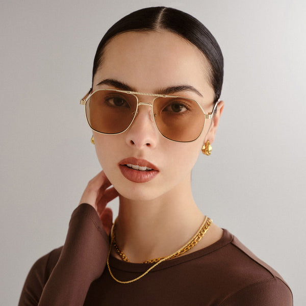 Aire Sunglasses - Cosmos - Bright Gold 2342201