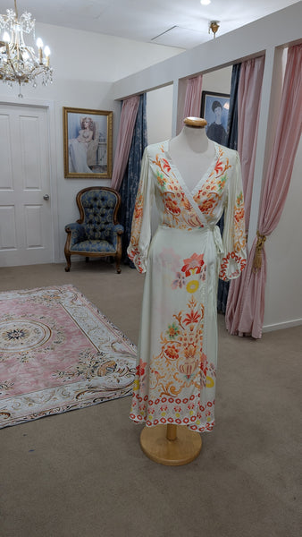 Rubyyaya - Gazte Wrap Dress - Cream