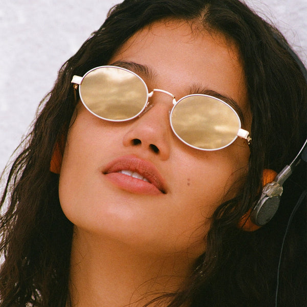 Le Specs Sunglasses - Poseidon Deux Ltd Edt- Gold Ivory 2465413