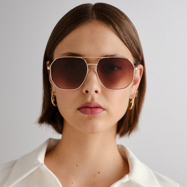 Aire Sunglasses - Corvus - Gold 2442293