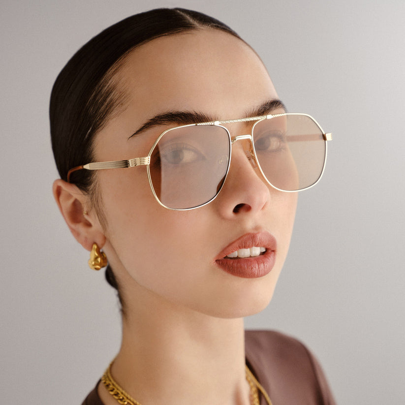 Aire Sunglasses - Cosmos - Bright Gold 2342201