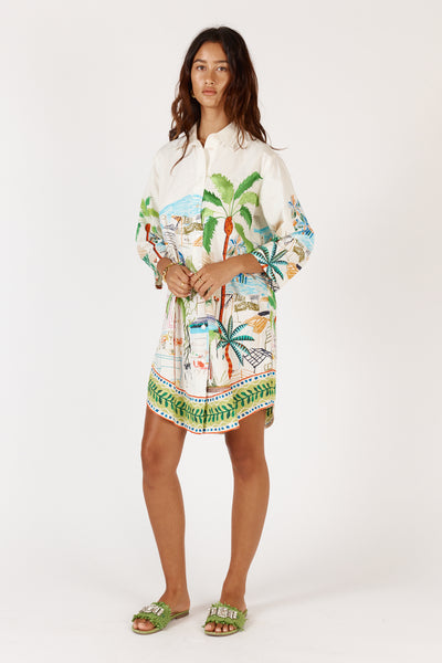 Rubyyaya - Cest La Vie Shirtmaker Dress - White
