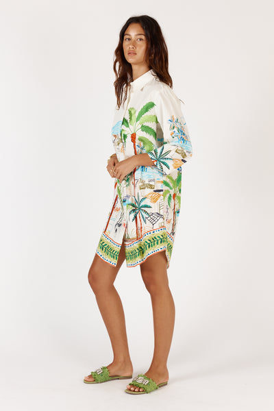 Rubyyaya - Cest La Vie Shirtmaker Dress - White
