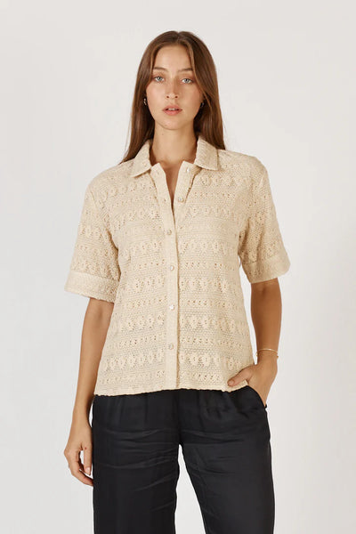 Rubyyaya - Columbus Shirt - Cream FINAL SALE