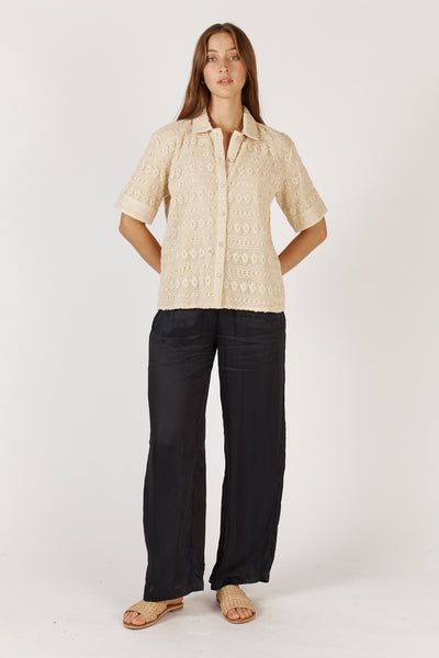 Rubyyaya - Columbus Shirt - Cream FINAL SALE