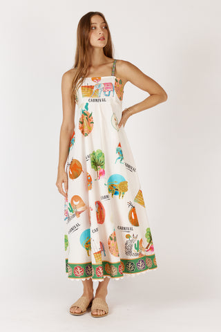 Rubyyaya - Down Under Sundress - White