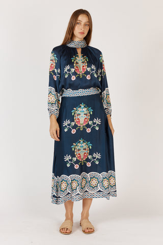 Rubyyaya - Garcia Skirt and Shirt - Navy