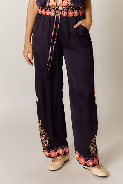 Rubyyaya - Gazte Pant - Burgundy PRESALE JULY DELIVERY
