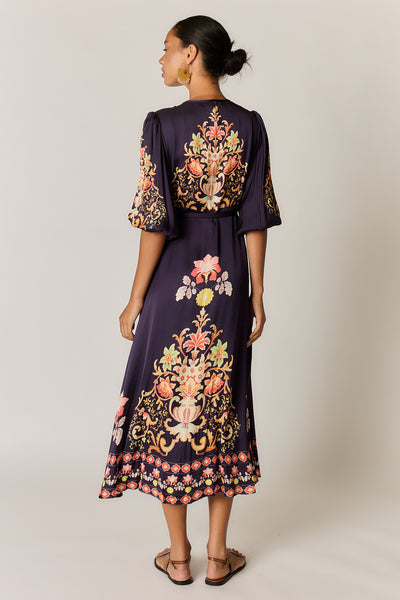 Rubyyaya - Gazte Wrap Dress - Cream PRESALE JULY DELIVERY