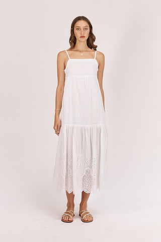 SALE - Rubyyaya - Iris Maxi Dress - White