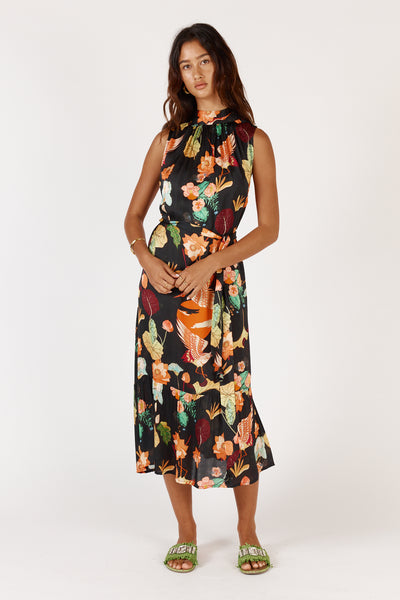 Rubyyaya - Laurasia Halter Dress - Black