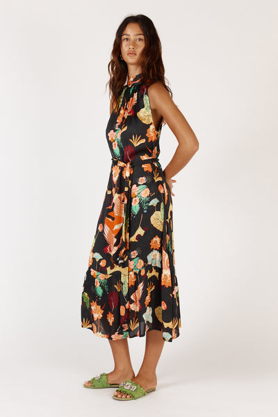 Rubyyaya - Laurasia Halter Dress - Black