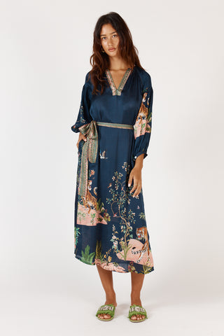 Rubyyaya - Machali Maxi Dress - Navy