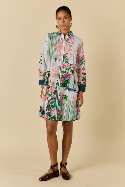 Rubyyaya - Roseanne Shirtmaker Dress - Multi PRESALE JULY DELIVERY