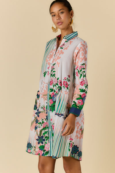 Rubyyaya - Roseanne Shirtmaker Dress - Multi PRESALE JULY DELIVERY