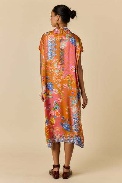 Rubyyaya - Songbird Kaftan Dress - Tobacco