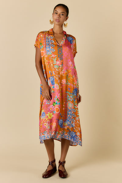 Rubyyaya - Songbird Kaftan Dress - Tobacco