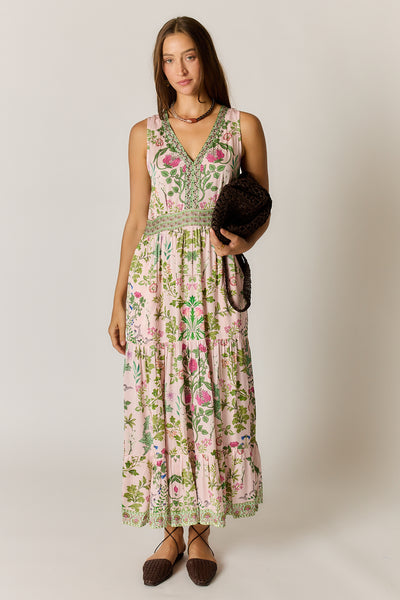 Rubyyaya - Tatiana Maxi Dress - Pink PRESALE AUG DELIVERY