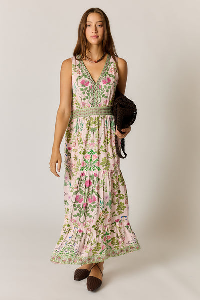 Rubyyaya - Tatiana Maxi Dress - Pink PRESALE AUG DELIVERY