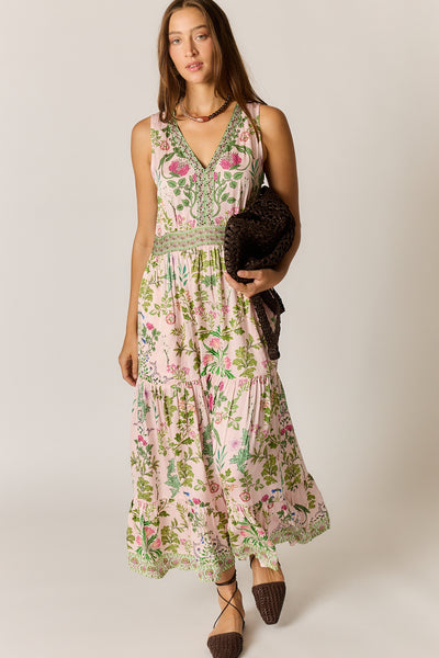 Rubyyaya - Tatiana Maxi Dress - Pink PRESALE AUG DELIVERY