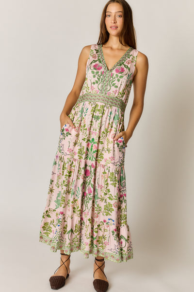 Rubyyaya - Tatiana Maxi Dress - Pink PRESALE AUG DELIVERY