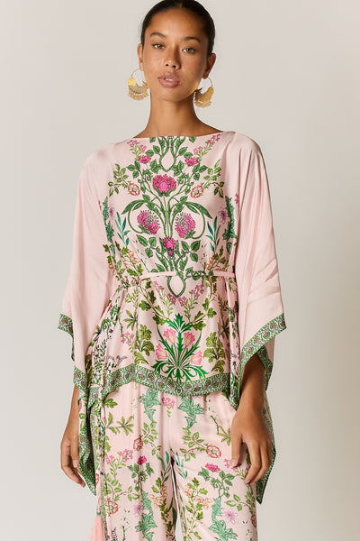 Rubyyaya - Tatiana Poncho Top - Pink PRESALE AUG DELIVERY