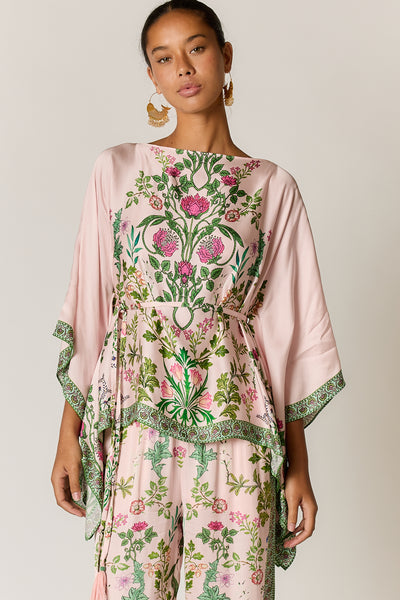 Rubyyaya - Tatiana Poncho Top - Pink PRESALE AUG DELIVERY