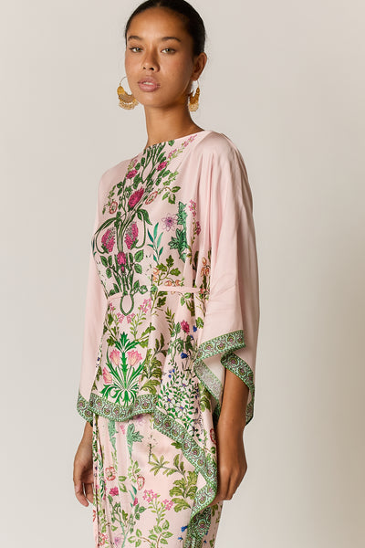 Rubyyaya - Tatiana Poncho Top - Pink PRESALE AUG DELIVERY