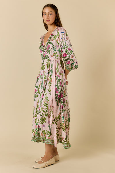 Rubyyaya - Tatiana Wrap Dress - Pink
