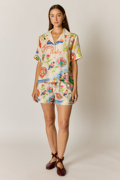 Rubyyaya - Tropea Shirt - Print PRESALE DUE NOW