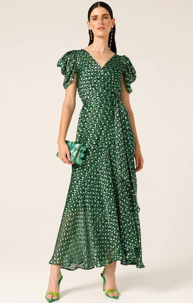Sacha Drake - Twiglight Shimmer Maxi Dress - Emerald