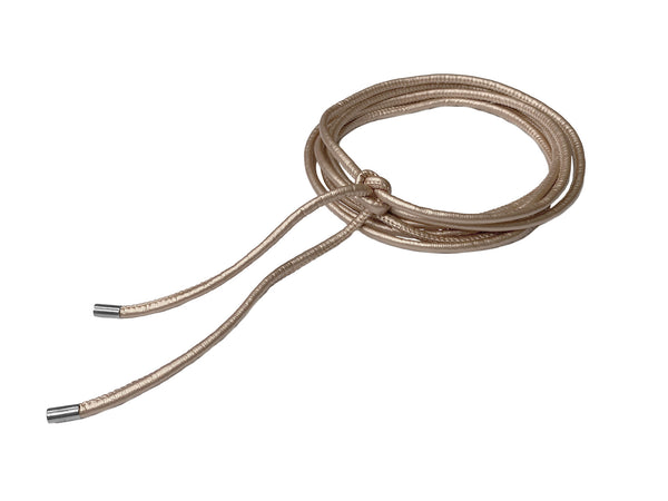 Eb & Ive - Studio Tie Belt - Tan, Ebony, Putty, Silver or Bronze