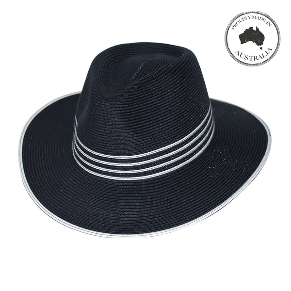 Canopy Bay by Deborah Hutton - Hat - Bonville Flexibraid - Navy/White