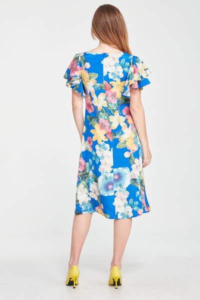 Curate - Romanticaly Involved Dress - Blue Floral