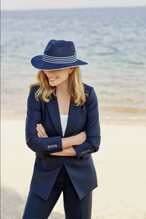 Canopy Bay by Deborah Hutton - Hat - Bonville - Navy/White