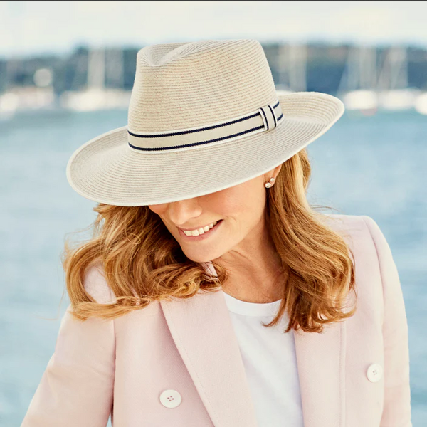 Canopy Bay by Deborah Hutton - Hat - Malibu Flexibraid Fedora Mix - Camel