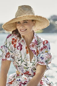 Canopy Bay by Deborah Hutton - Hat - Sorrento Wide brim - Natural