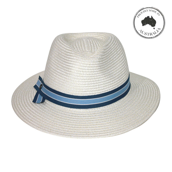 Canopy Bay by Deborah Hutton - Hat Flexibraid - Paros Trilby - Ivory