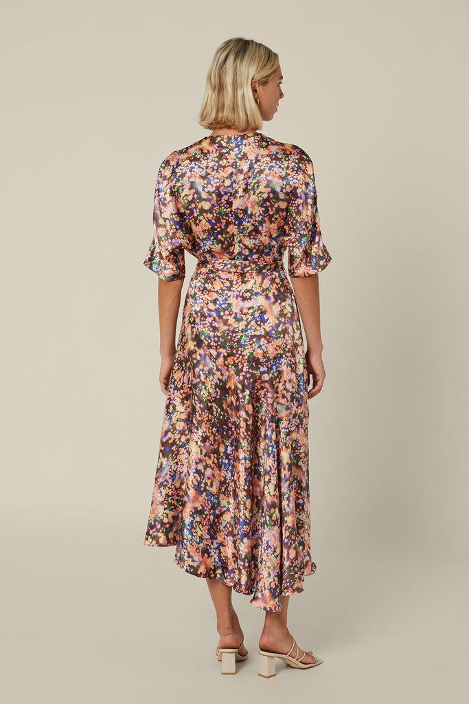 Ginger Smart Dream State Wrap Dress Tea Lily