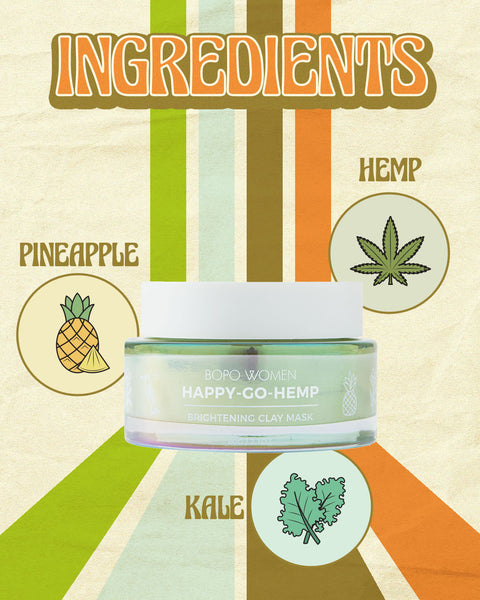 Bopo Women - Happy-Go-Hemp Clay Mask