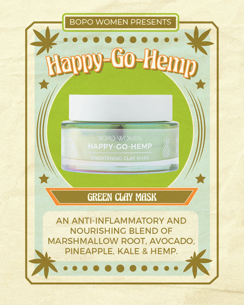 Bopo Women - Happy-Go-Hemp Clay Mask