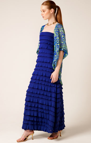 Sacha Drake - Maddison Maxi Ruffle Dress - Sapphire