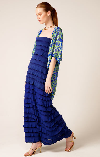 Sacha Drake - Maddison Maxi Ruffle Dress - Sapphire