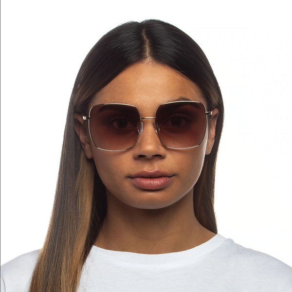 Le Specs Sunglasses - The Cherished - Gold Tan Grad 2202463