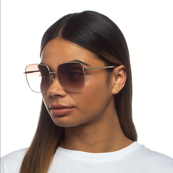 Le Specs Sunglasses - The Cherished - Gold Tan Grad 2202463