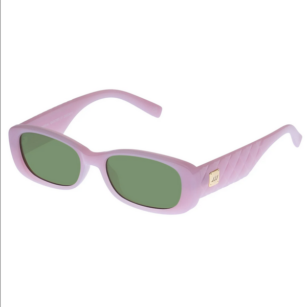 Le Specs Sunglasses - Unreal Quilted - BABY DOLL PINK